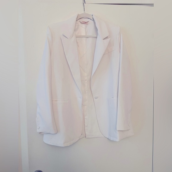 Showpo oversize blazer white - Picture 1 of 3